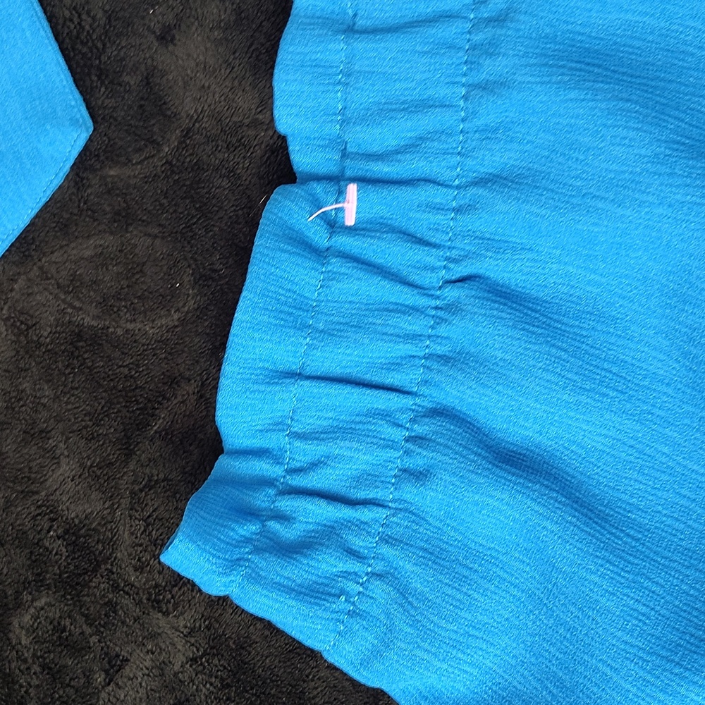 Women's Blue Shorts LOFT OUTLET WOMENS BLUE ππππ SHORTS WITH BELT WRAP - Picture 10 of 12